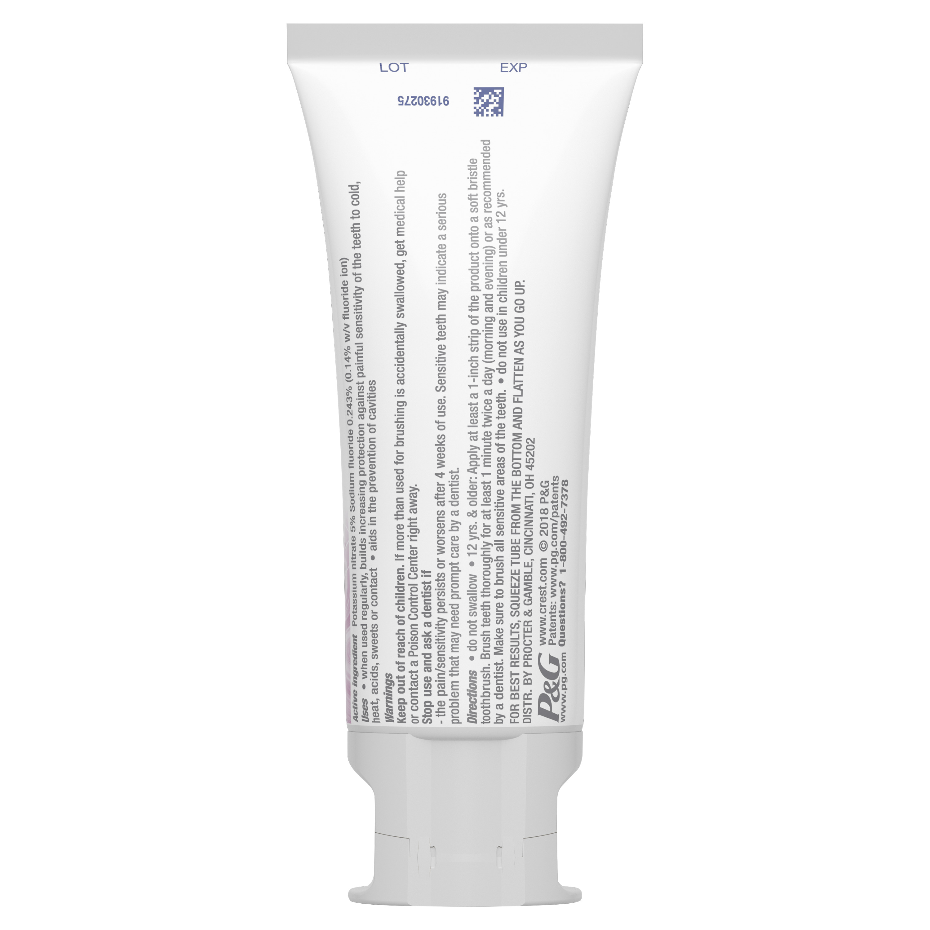 Crest 3D White Whitening Therapy Sensitivity Care Toothpaste, 4.1 oz - image 3 of 8