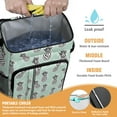 thumbnail image 2 of Sunshine Pineapple Cooler Backpack - 20L High-Capacity Insulated Bag with Golden Hawaiian Aesthetic for Families & Travelers, 2 of 5