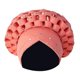 thumbnail image 4 of Turbante africano para la cabeza, pañuelo para la cabeza con diamantes de imitación, gorro de moda para mujer Melon rojo, 4 of 9