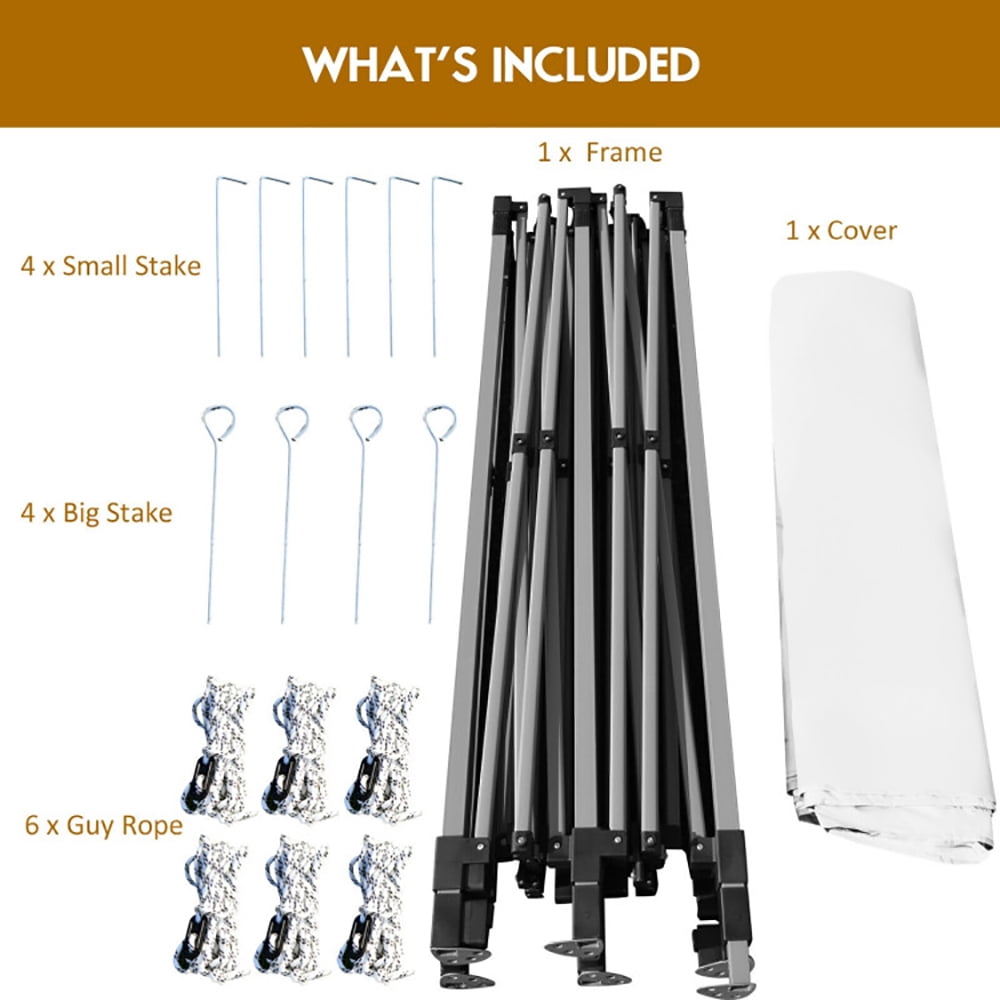 Aimee Lii 10 x 20 Feet Adjustable Folding Heavy Duty Sun Shelter with Carrying Bag, Backyard Canopy Gazebo, White Aimee Lii 10 x 20 Feet Adjustable Folding Heavy Duty Sun Shelter with Carrying Bag, Backyard Canopy Gazebo, White