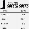 thumbnail image 2 of Franklin Sports ACD Soccer Socks, Medium, 2 of 6