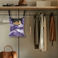 thumbnail image 4 of SEANATIVE Purple Gold Marble Clothespin Bag for Clothesline Outdoor Clothespin Storage with Hanger Hook 2 Pack Clothespin Bags Hanging Outdoor Soft Clothespin Storage Home Decor, 4 of 7