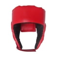 thumbnail image 1 of Almencla Casque de Boxe Protection Front et Oreilles pour Grappling Taekwondo Sparring Rouge Adultes, 1 of 8