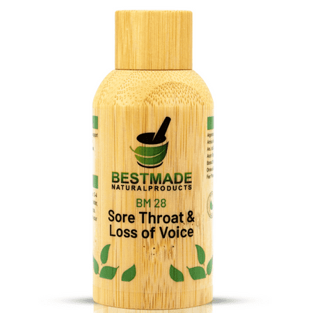 Sore Throat & Loss of Voice Natural Remedy (BM28)