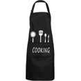 thumbnail image 1 of Delantal de cocina unisex KAIYANG impermeable 2 bolsillos correa ajustable, 1 of 5