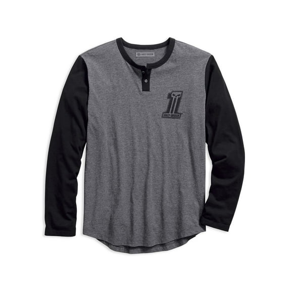 Harley-Davidson Men's HDMC #1 Slim Fit Baseball T-Shirt - 99080-18VM