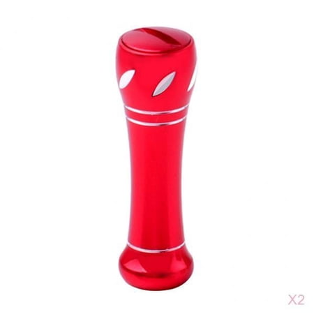 QccHieUs 2x Lightweight Fishing Reel Handle Knob Fishing Reel Rocker Grip Red