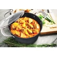 thumbnail image 2 of MasterPan 5QT Ultra Non-Stick Cast Aluminum Stock Pot with Glass Lid, 5 Quart, Granite Series, 2 of 11