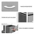 thumbnail image 3 of Organizador 4 Cajones Tela Gris Houzer Buró Torre, 3 of 5