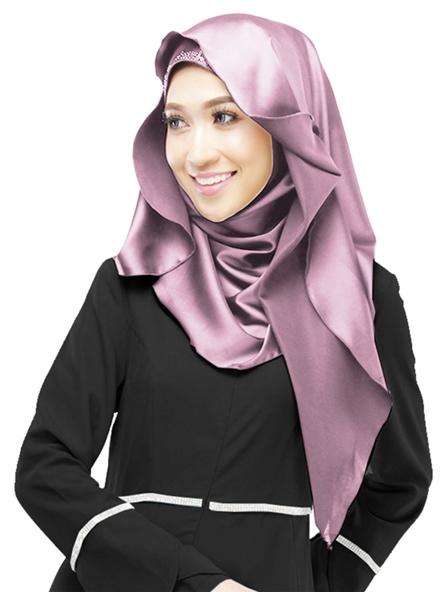 Muslim Women Hijab Beaded Scarve Shawl Long Scarf Jersey Stole Head Wrap Islamic 