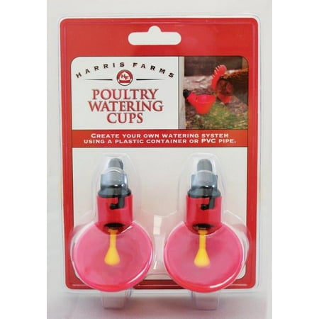 UPC: 0843635012624 | Red Poultry Driner Cups  2 Pack