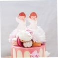 thumbnail image 4 of OHOIOLLA 2 Pcs Angel Cut Out Cake Topper Vinyl Decoration Multi For Theme Parties, 4 of 8