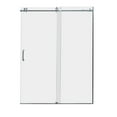thumbnail image 3 of Miseno MSD6076CLSR-BN 76" High X 60" Wide Frameless Sliding Shower Door - Nickel, 3 of 7