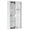 Silver 925, variant on Lockable Wall Mounted Medicine Cabinet with 4 Tier Shelves, Stainless Steel Frame and Glass Door for Bathroom, Silver, 12 x 24