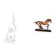 thumbnail image 5 of Escultura abstracta de fuego,Estatua de arte abstracto,adorno decorativo para el hogar,Figura de caballo,Escultura de caballo en miniatura coleccionable,Estatua de animal de adorno de caballo, 5 of 8