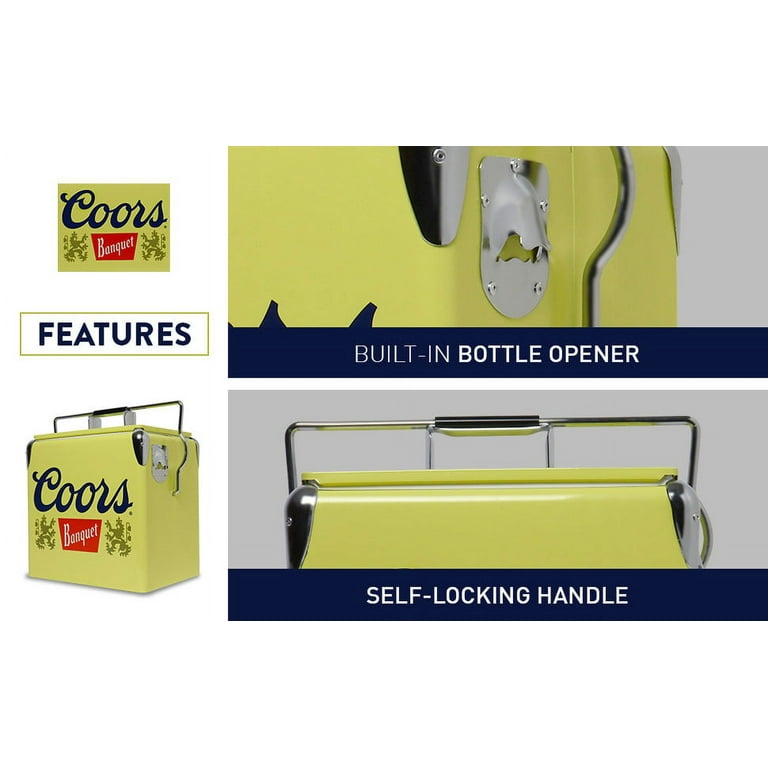 Coors Light 18 Can Ice Chest with Bottle Opener (14 Quarts/13 Liters)