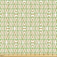 thumbnail image 2 of Ambesonne Modern Fabric by the Yard Upholstery, Intersecting Rhombus Shapes, 10 Yards, Pale Coffee and White, 2 of 5