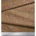 thumbnail image 3 of Soimoi Polyester Crepe Fabric Texture & Triangle Geometric Print Sewing Fabric Yard 52 Inch Wide, 3 of 3