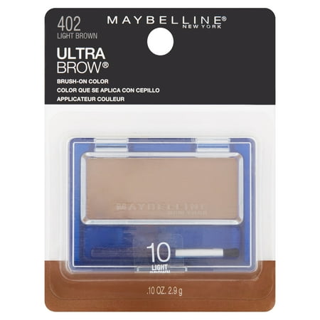 Maybelline New York Ultra Brow Brush-On Color, Light Brown