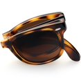 thumbnail image 1 of Gafas de sol Joopin Leopard cuadradas plegables marrones polarizadas, 1 of 6