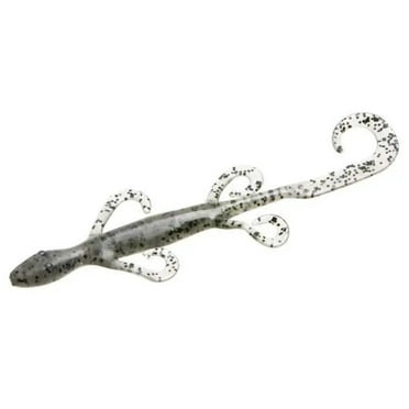 Zoom 002008-SP Lizard 6 Inch Fishing Lure 9 Per Package Salt-N-Pepper