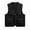 Black, variant on Men's Utility Fishing Vest Lightweight Outdoor Zip up Travel Work Cargo Vest Jacket with Multi Pockets