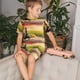 thumbnail image 4 of Fotbe Red Wine Glasses Pijama Estampada de 2 Piezas para Niños – Ropa de Dormir de Manga Corta Cómoda para Niños y Niñas, Camiseta y Shorts de Algodón-Large, 4 of 6