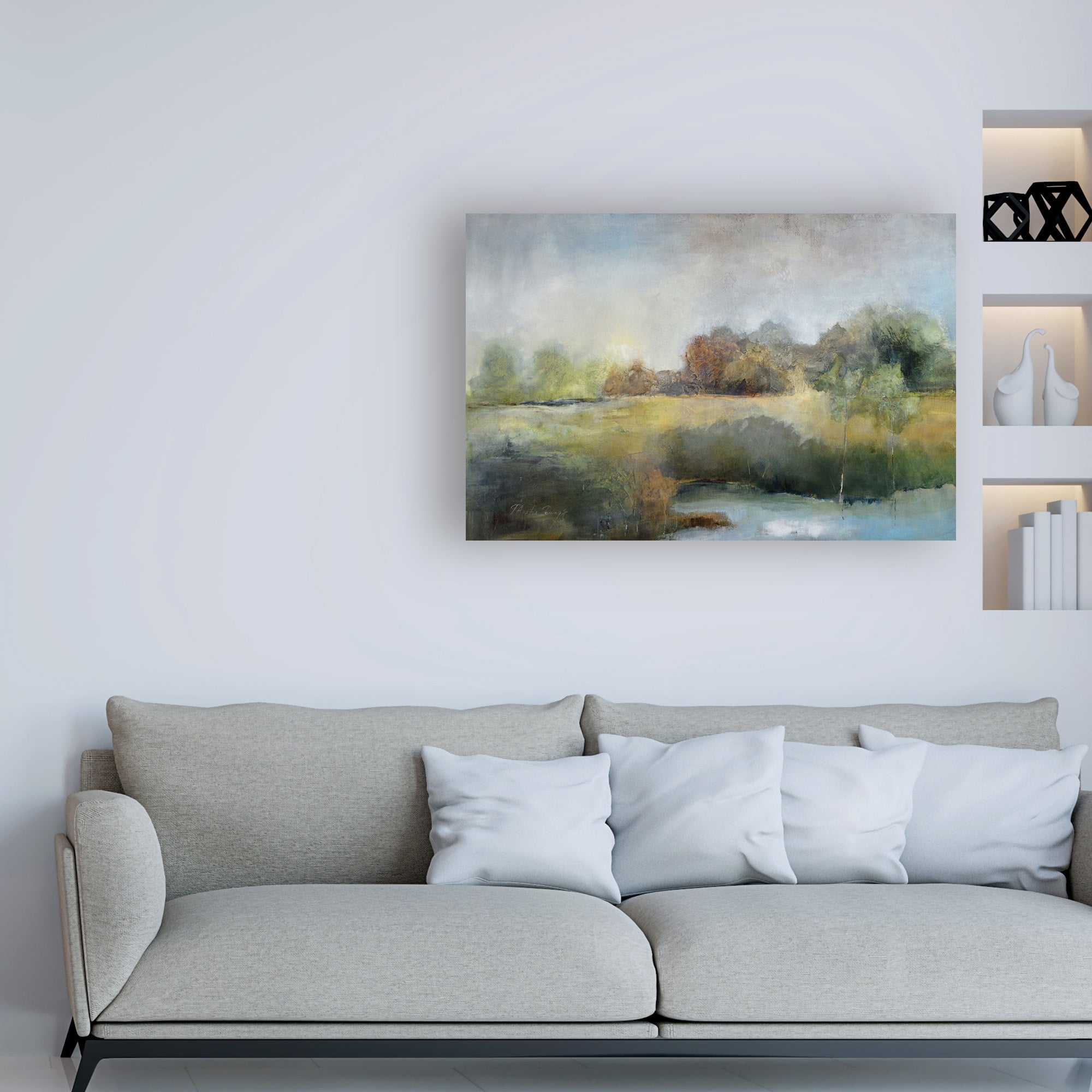 Trademark Fine Art 'A Chill in the Air' Canvas Art by J Austin Jenning