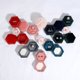 thumbnail image 2 of Caja de joyería hexagonal Caja de terciopelo para anillos, orejas y clavos Caja de joyería Caja de embalaje de joyería Caja de joyería, 2 of 5