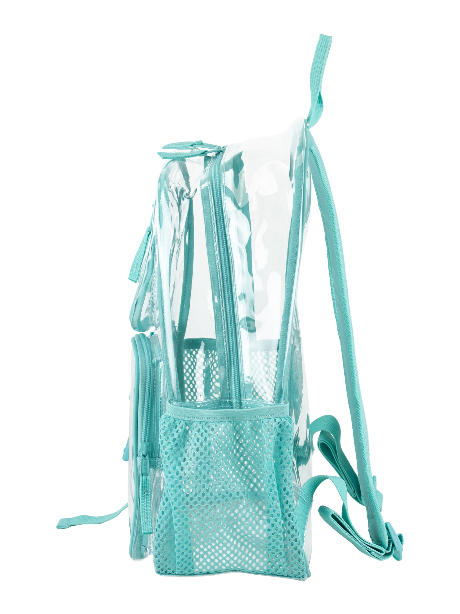 Eastsport Unisex Pro Cargo Clear 17" Backpack, Pool Blue