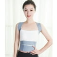 thumbnail image 3 of XIRQI Posture Corrector for Women,Posture Correction Back Brace,Spinal Support Shoulder Brace,Gray,XL, 3 of 6