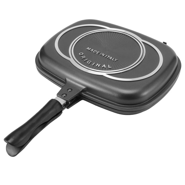 Master Star 36/40cm Double Sided Fry Pan Die-Casting Grill Pan Non-Stick  Baking BBQ/Camping Cooking Tool Durable Gas Cookware