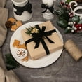 thumbnail image 3 of Black Velvet Ribbon 1 Inches Continuous 25 Yard Spool Black Christmas Ribbon for Gift Wrapping Crafts Home Decor, 3 of 4