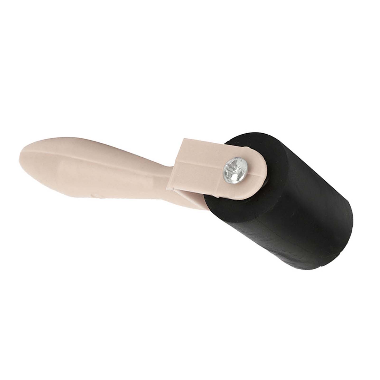 Premium 3.7 Inches / 9.5 cm Rubber Printmaking Brayer with Ergonomic Plastic Handle Versatile Ink Painting Roller and Art Stamping Tool for Block Printing and Mixed Media Projects - Primary Color