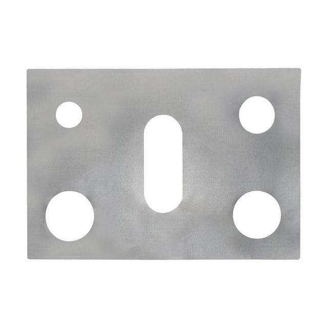 Protector de estufa de gas de 5 orificios (41,9 x 62,4 cm) para quemadores de cocina plata 02 mm