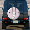 thumbnail image 3 of Kdxio Aerial Yoga for Unicorn for Tire Cover Wheel Protectors Tyre Covers Weatherproof Wheel Covers Universal Fit for Trailer Rv SUV Truck Camper Travel Trailers 16 inch, 3 of 8