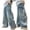 Z4-Blue, variant on MuXiKeJi Boys Casual Denim Pants Lightweight Breathable Summer Comfort Fit Loose Barrel Jeans For Everyday Wear