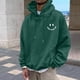 thumbnail image 3 of MHFRRA Sudadera con Capucha para Hombre, Informal, de Manga Larga, con Estampados Delanteros y Traseros, para Uso Diario En Otoño E Invierno Verde oscuro, 3 of 5
