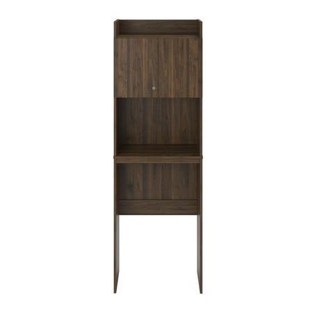 - Ameriwood Home Youngstin Mini Refrigerator Storage Cabinet, Walnut