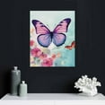 thumbnail image 5 of COMIO  Butterfly Canvas Wall Art Decor Fantasy Girls Wall Art Watercolor Art Print Butterflies for Wall Art Living Room Bedroom Canvas With Wood, 5 of 5