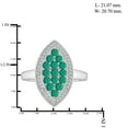 thumbnail image 4 of 4.00 Carat T.G.W. Emerald And White Diamond Accent Sterling Silver 3-Piece Marquise Jewelry Set, 4 of 7