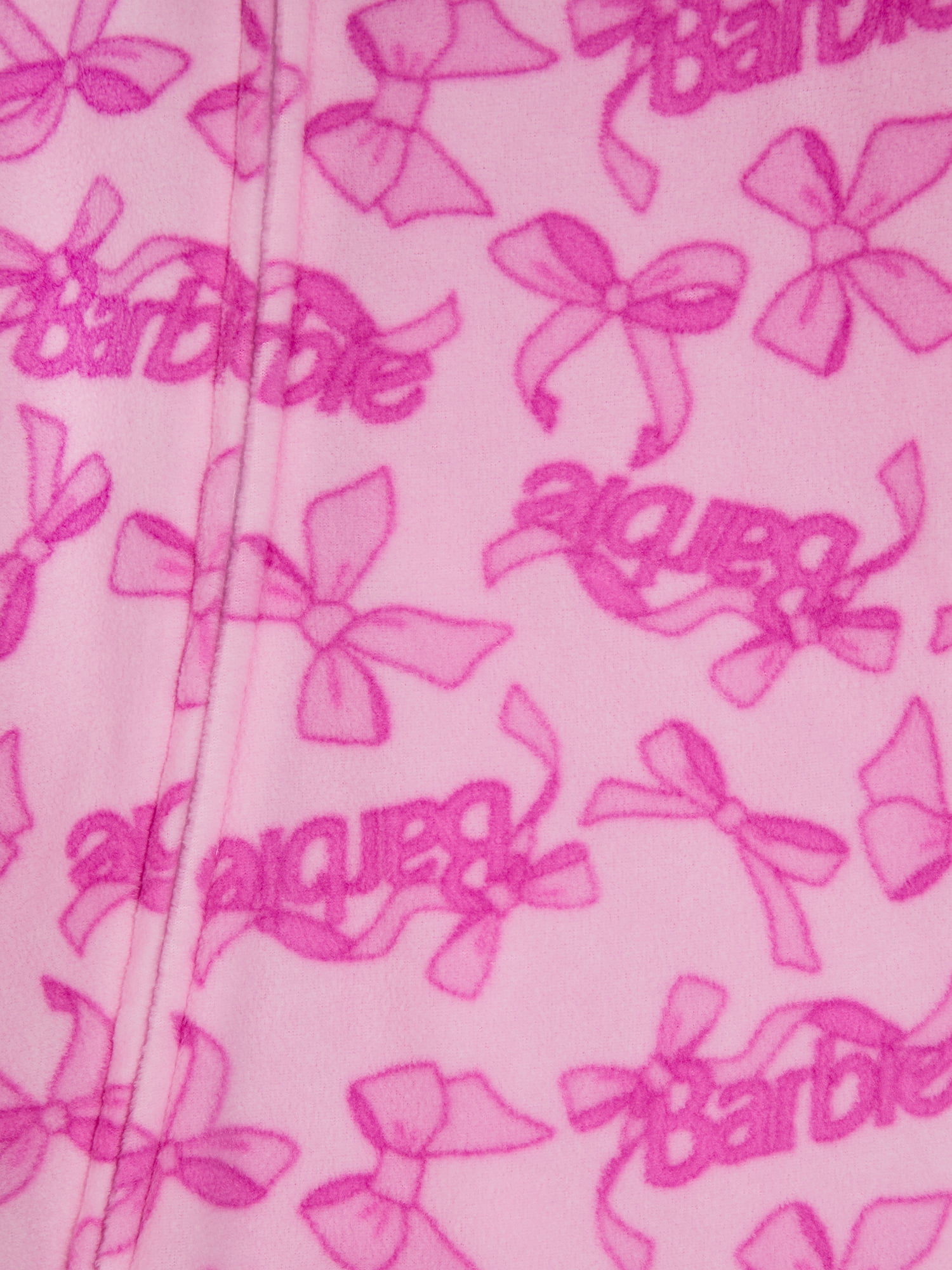 Barbie Toddler One-Piece Footed Blanket Sleeper, Sizes 12M-5T