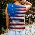 thumbnail image 4 of Edvintorg 4Th Of July Tank Top For Women Clearance Fashion Summer Womens Tops And Blouses Casual Round-Neck Sleeveless Vest Strapless Printed Festival Tops, 4 of 6