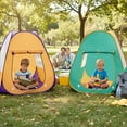 thumbnail image 5 of BIGODY Kids Play Tent Pop up Tent for Girls and Boys，Automatic Setup and Foldable Play house Castle  for Toddlers babies,Outdoor and Indoor, Orange, 5 of 7