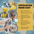 thumbnail image 2 of OSHI Exfoliating Shower Towel, Rip-Resistant, Exfoliating Washcloth, Gray, 2 of 6