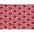 thumbnail image 2 of Zelouf Chemical Lace Double Scallop  , Sewing, DIY, Crafts Fabric by the Yard, Roxy Red, 1 Yard, 2 of 2