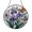 Acrylic 3.5 Inch, variant on Floral Iris Butterfly Stained Glass Suncatcher Window Decor, Soft Botanical Home Accent