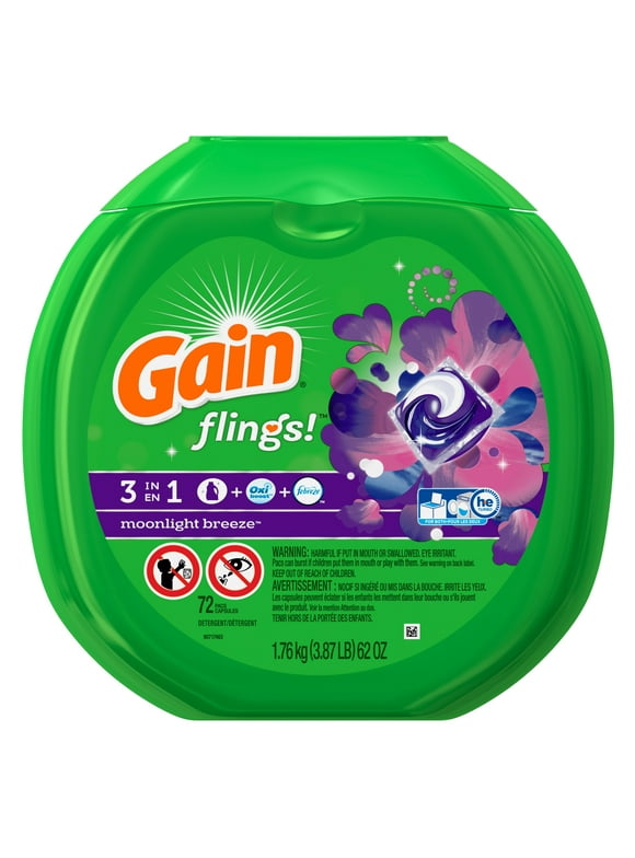 Gain Flings in Gain Laundry Detergent