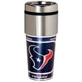 thumbnail image 1 of Houston Texans Gobelet de Voyage en Acier Inoxydable 16 oz. Graphiques Métalliques, 1 of 1