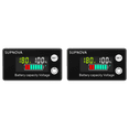 thumbnail image 1 of Indicador de capacidad de la batería DC 8-100V LCD Medidor de voltaje digital (luz de fondo de color), 1 of 4